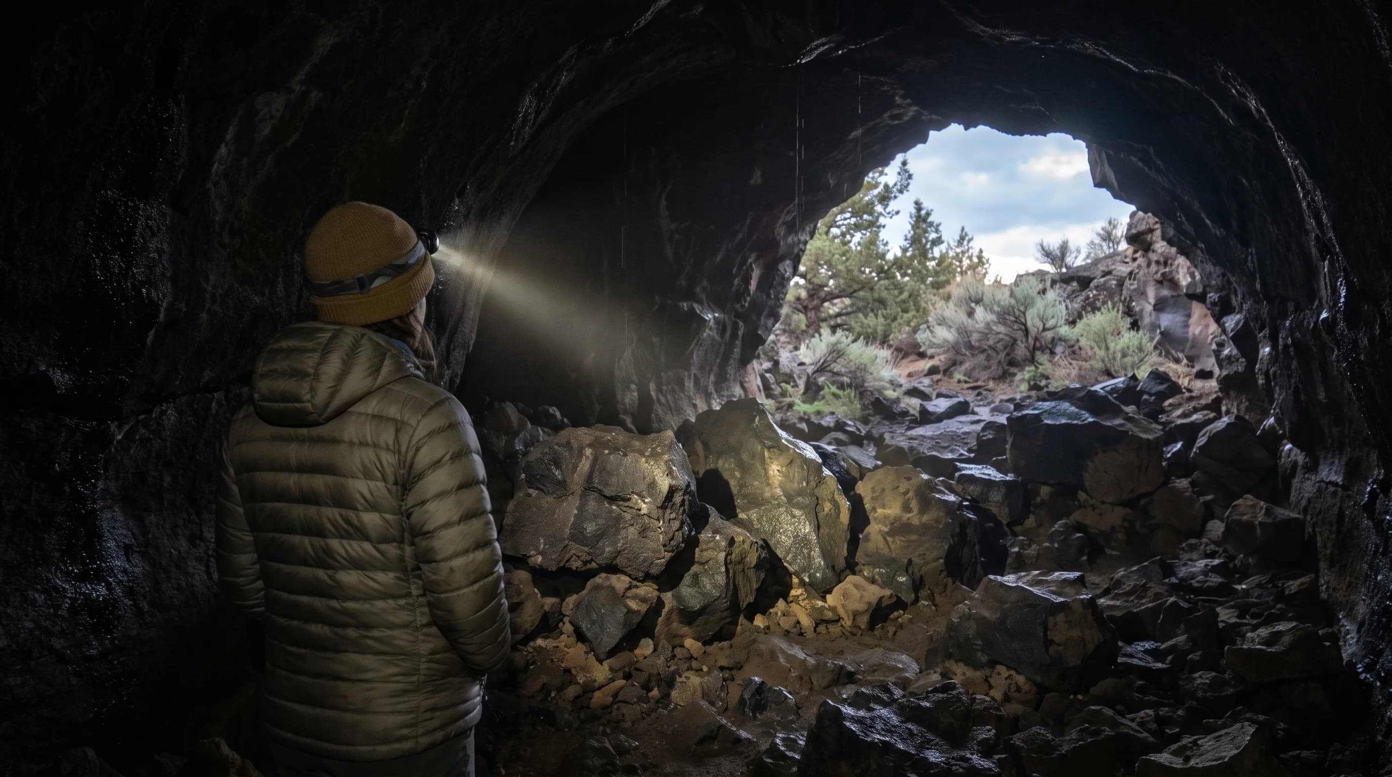 Central Oregon Ice Caves: Why Lava River Cave Stays 42°F